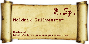 Moldrik Szilveszter névjegykártya